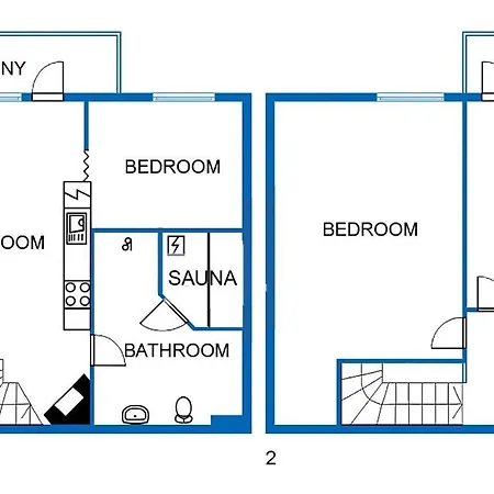 アパート Levinalppi 2 App 8 レヴィ